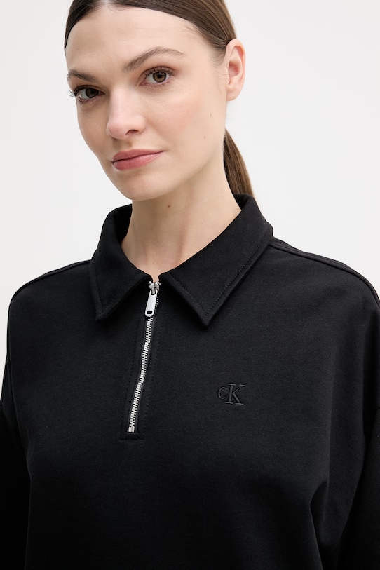 Μπλούζα Calvin Klein Jeans μαύρο LV047E235G