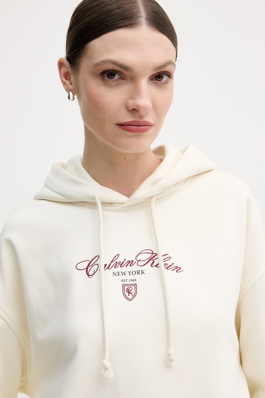 Calvin Klein Jeans bluza beżowy LV047E208G