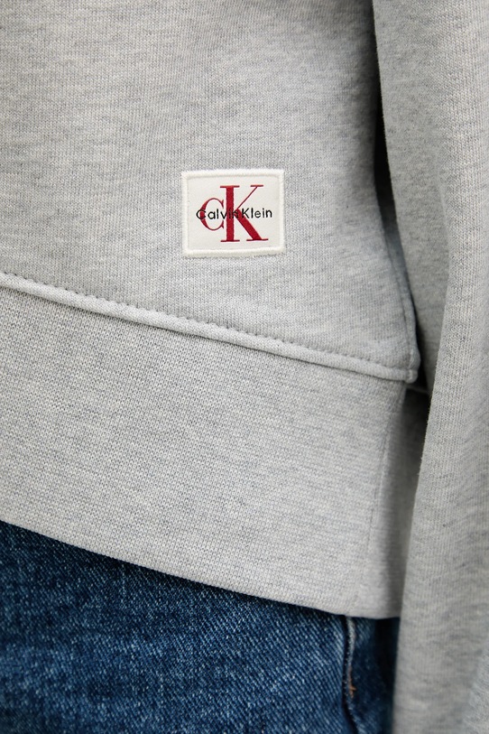 Mikina Calvin Klein Jeans LV047E237G sivá