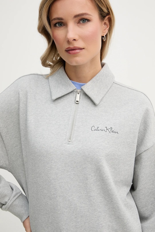 Mikina Calvin Klein Jeans šedá LV047E824G