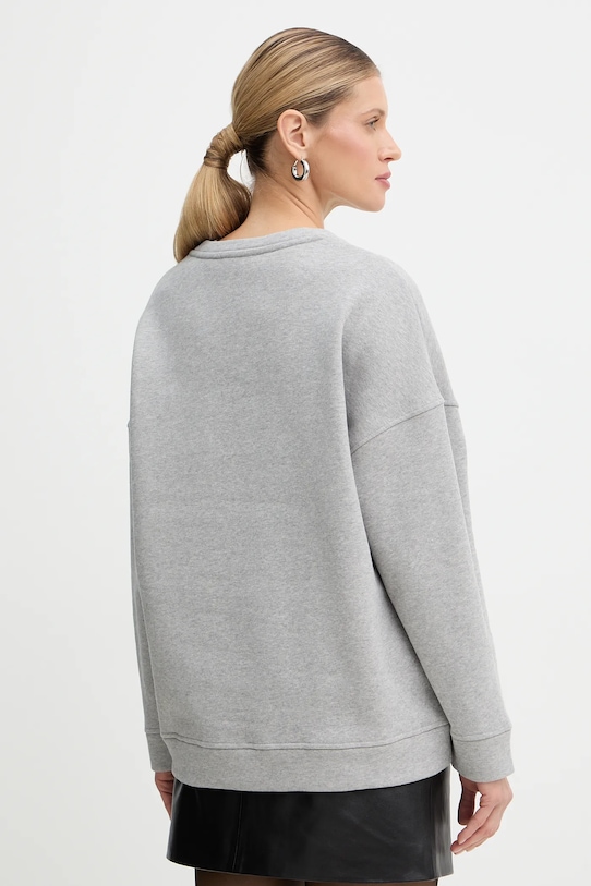 Odzież Weekend Max Mara bluza bawełniana GOMMOSO 2615921041600 szary