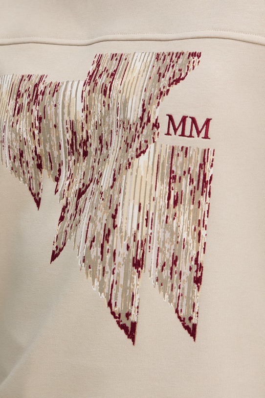 MM by Max Mara bluza damska z bawełną EUFORICO beżowy 2616921027600