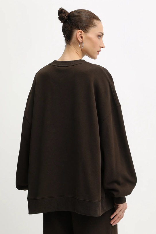 Odzież Rotate bluza bawełniana 1153161667 brązowy