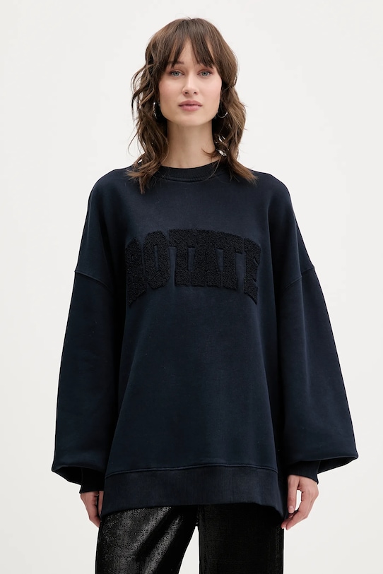 Rotate bluza bawełniana aplikacja granatowy 1153162318