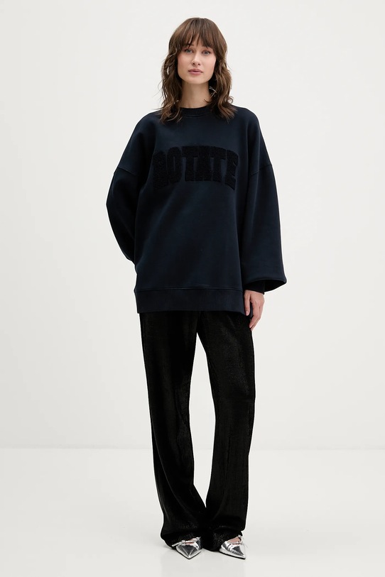 Rotate bluza bawełniana 1153162318 granatowy SS26