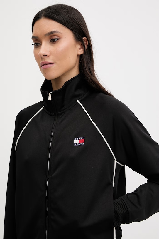 Tommy Jeans bluza czarny DW0DW21930