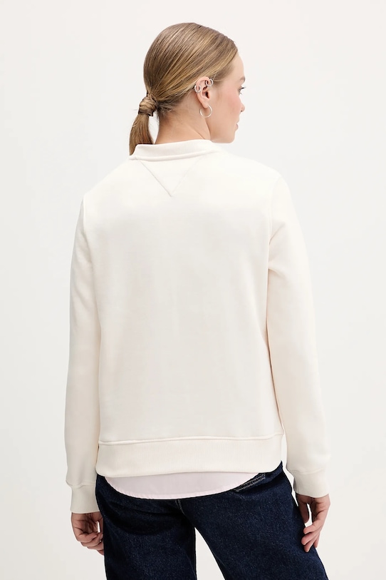 Odzież Tommy Jeans bluza bawełniana DW0DW22564 beżowy