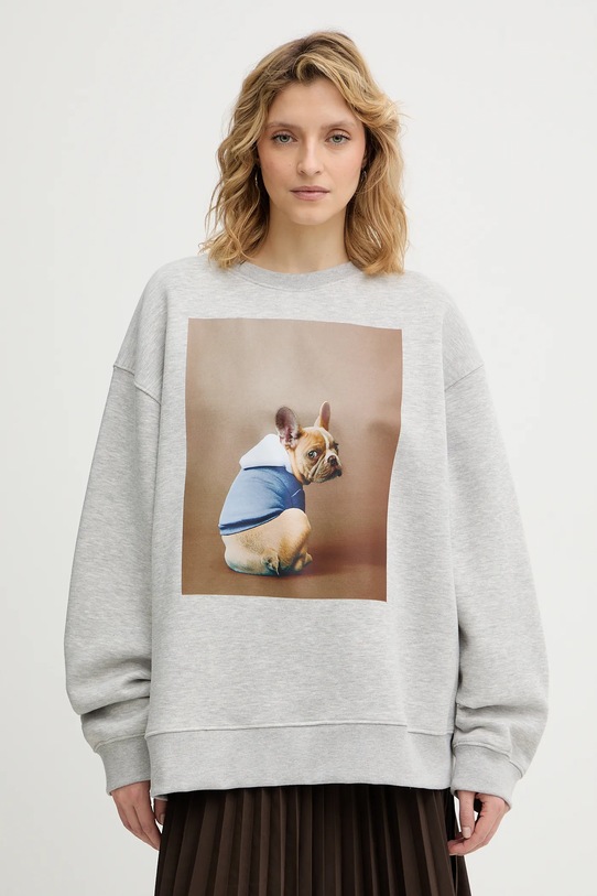 MUNTHE bluza ROULA pozostałe szary 254113025466