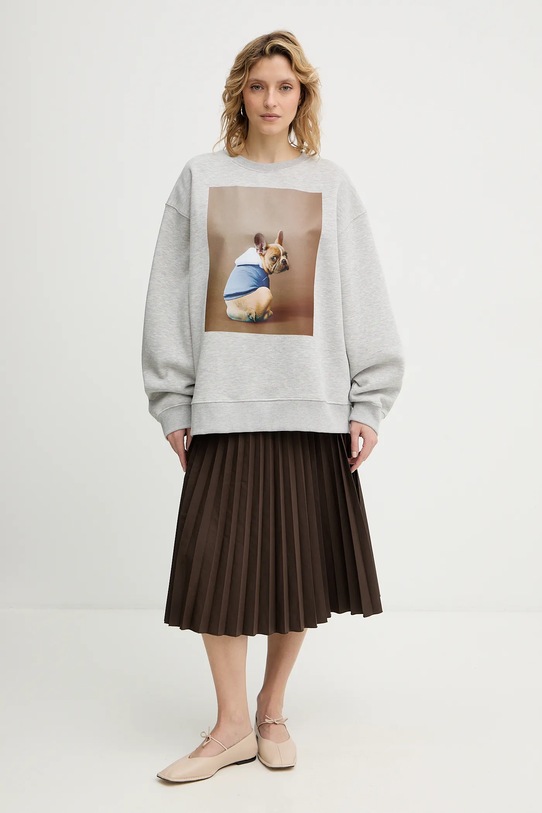 MUNTHE bluza ROULA 254113025466 szary SS26