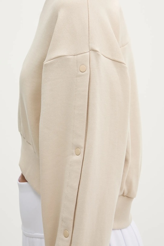 adidas bluza bawełniana Stadium JY6969 beżowy