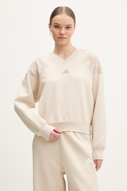 Mikina adidas The Future Icons nášivka béžová KB4244