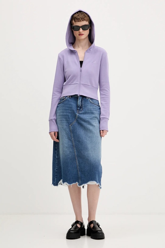 adidas bluza Essentials KC3891 fioletowy SS26
