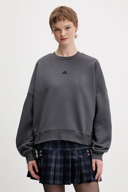 adidas bluza pozostałe szary KC5279