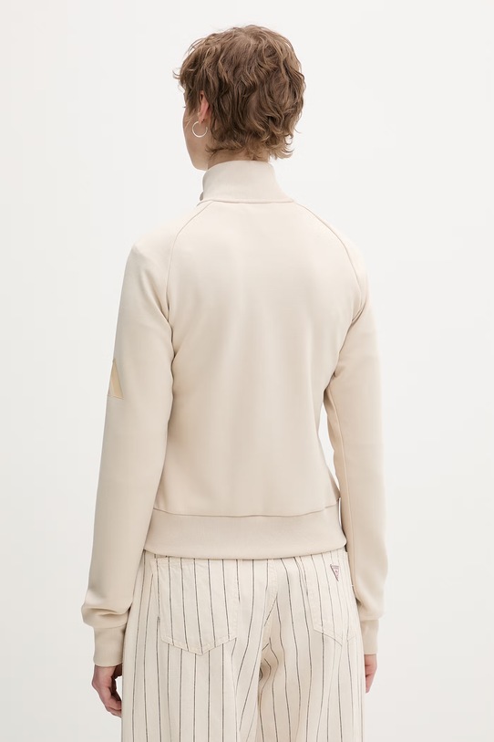 Одяг adidas кофта, яка розстібається жіноча The Soft Lux KE9143 бежевий