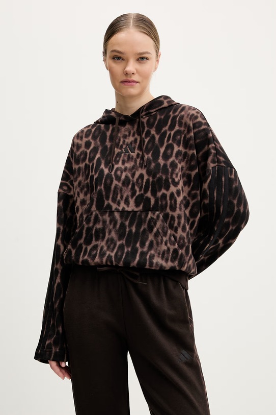 adidas bluza wzorzyste brązowy KH0293