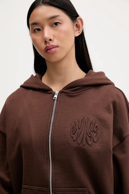 Bavlněná mikina Hugo Blue hnědá 50553980