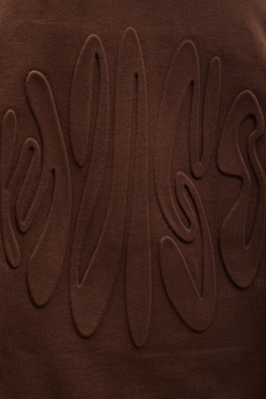 Bavlněná mikina Hugo Blue 50553980 hnědá