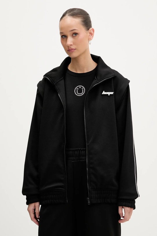 Mikina Hugo Blue Dateam_B bez kapucne čierna 50554058