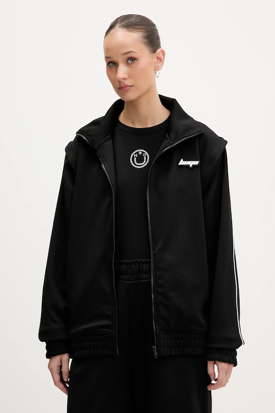 Mikina Hugo Blue Dateam_B bez kapucne čierna 50554058