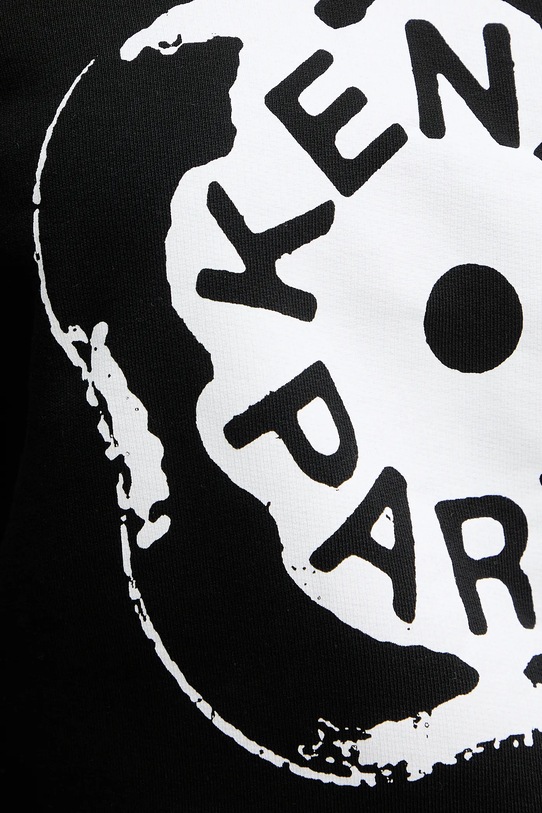 Kenzo bluza bawełniana czarny FG52SW2054MJ