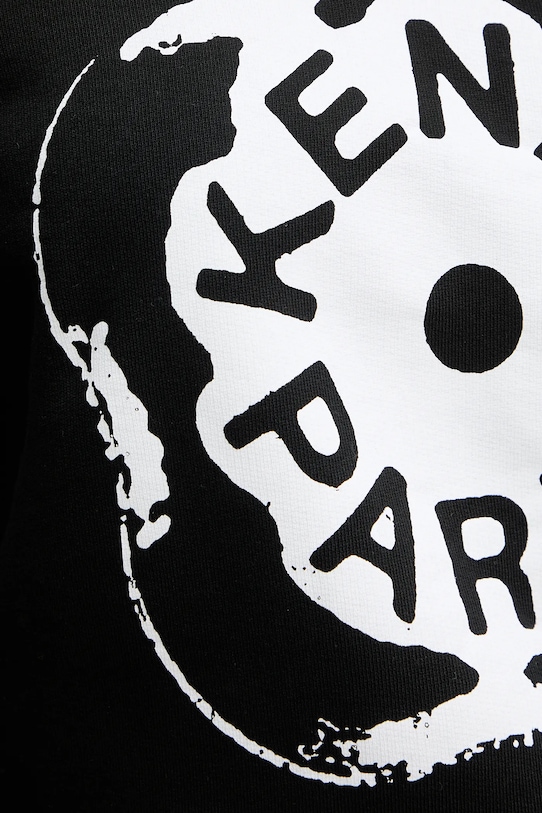 Kenzo bluza bawełniana czarny FG52SW2054MJ