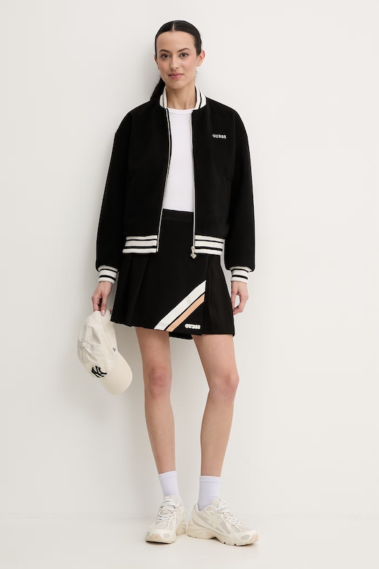 Μπουφάν bomber Guess ARTEMISIA V6RL00.WM072 μαύρο SS26