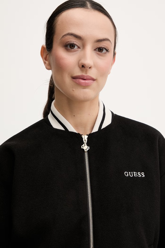 Μπουφάν bomber Guess ARTEMISIA μαύρο V6RL00.WM072