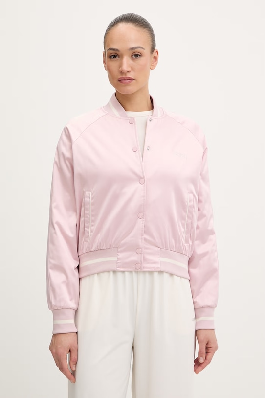 Guess kurtka bomber TAMARA bez kaptura różowy V6RL02.WL022