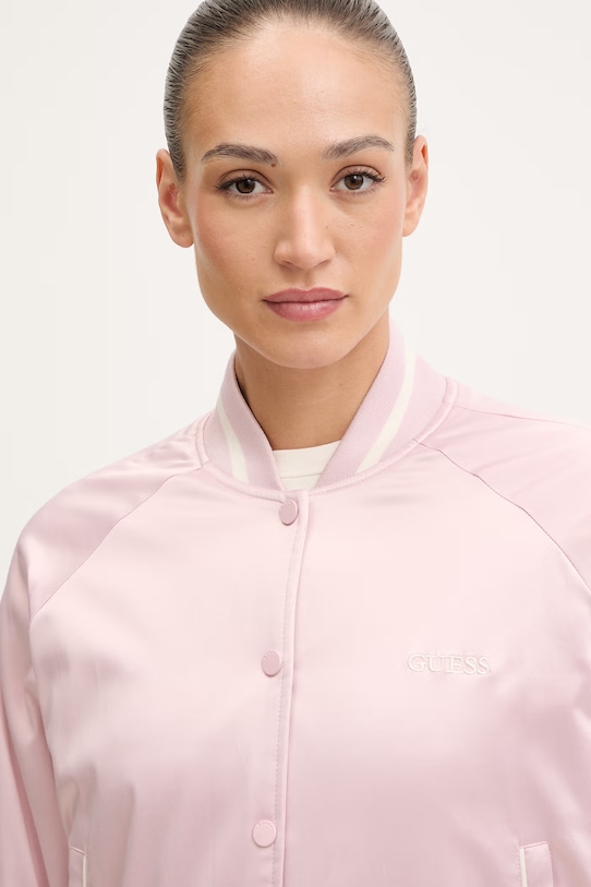 Guess kurtka bomber TAMARA różowy V6RL02.WL022