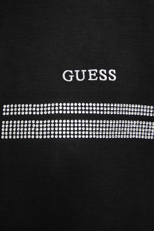 Μπλούζα Guess BERTHE V6RQ01.KCAY2 μαύρο