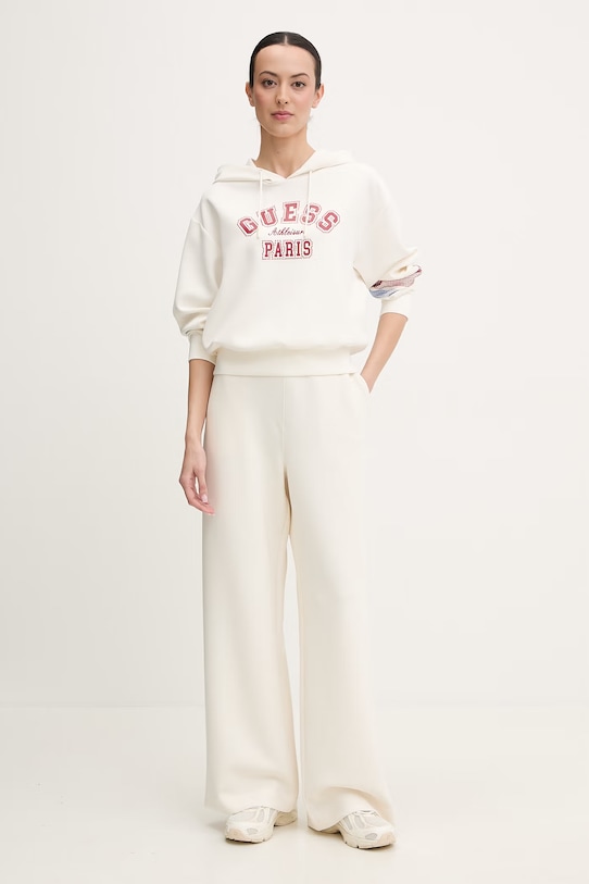 Dukserica Guess BERTHE V6RQ02.KCAY2 bež SS26