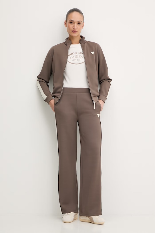 Guess bluza MARLENE V6RQ09.KCYF2 brązowy SS26