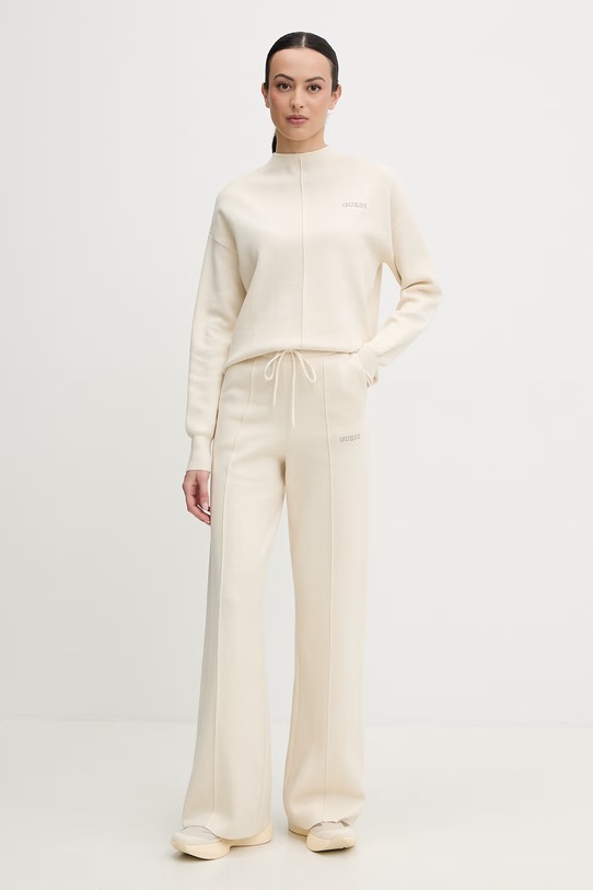 Guess sweter URSULA V6RQ10.Z4850 beżowy SS26