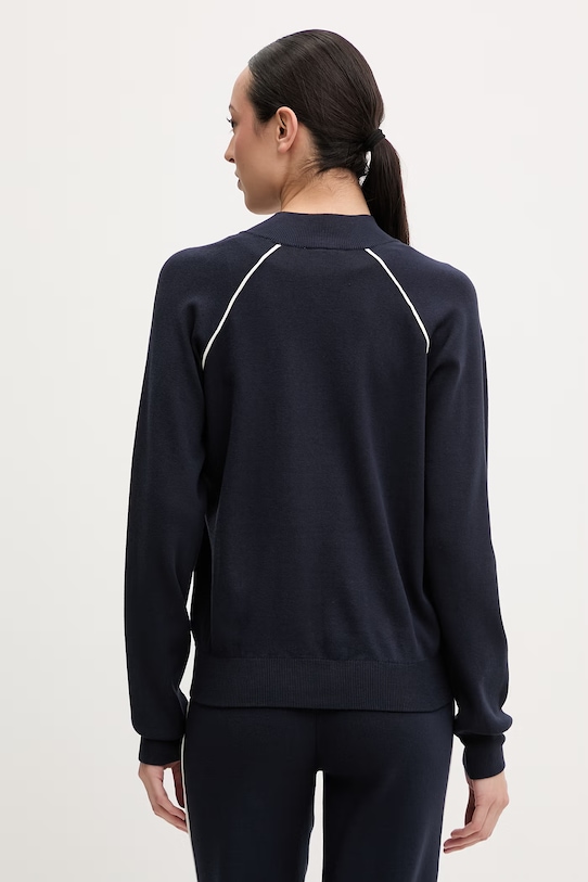 Odzież Guess bluza rozpinana damska z wiskozą LAURENE V6RQ11.Z4642 granatowy