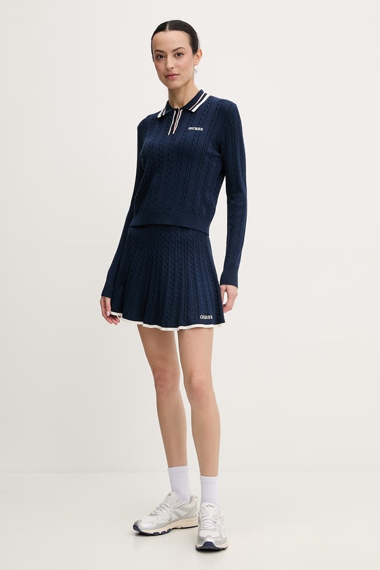 Guess pulover SHARI V6RR01.Z4652 bleumarin SS26