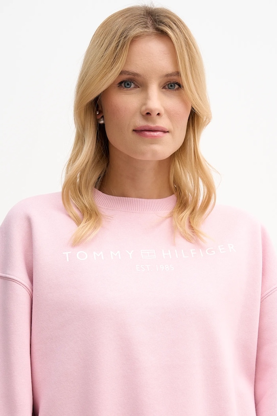 Tommy Hilfiger bluza różowy WW0WW47831