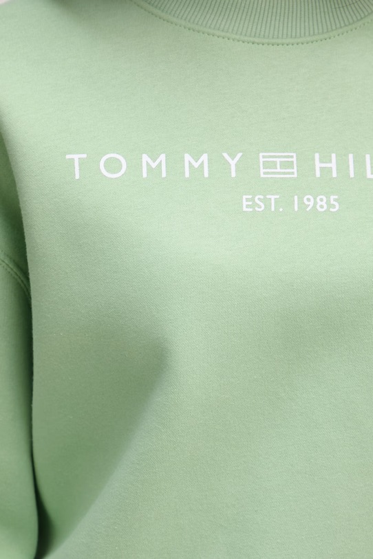 Tommy Hilfiger μπλούζα Γυναικεία με βαμβάκι WW0WW47831 πράσινο