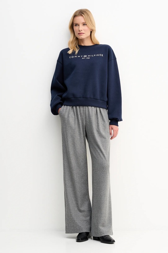 Tommy Hilfiger bluza WW0WW47831 granatowy SS26