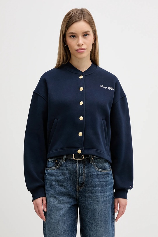 Tommy Hilfiger bluza pozostałe granatowy WW0WW47835