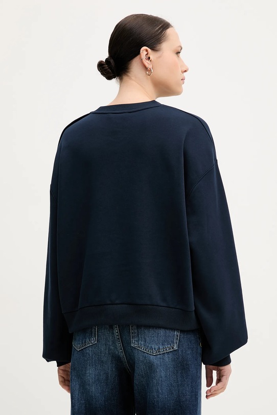 Odzież Tommy Hilfiger bluza bawełniana WW0WW48783 granatowy