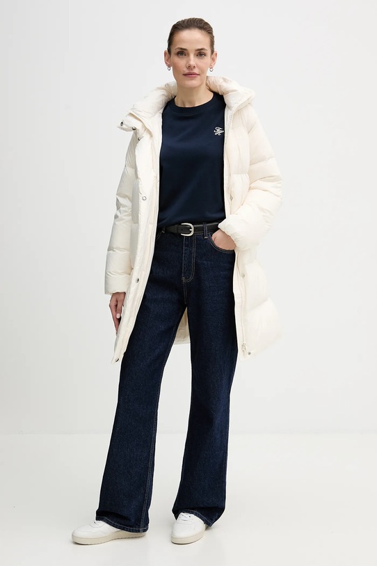 Μπλούζα Tommy Hilfiger WW0WW49418 σκούρο μπλε SS26