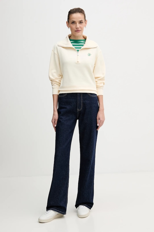 Tommy Hilfiger bluza WW0WW49470 beżowy SS26