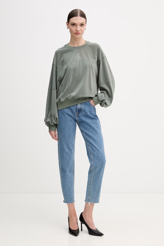 Mikina Guess 4G W6RQ13.KD332 zelená SS26