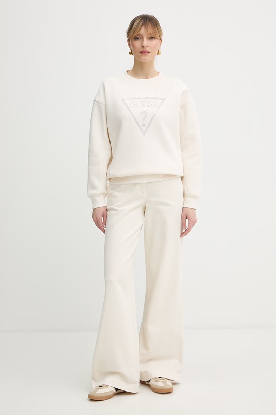 Guess bluza W6RQ16.KB681 beżowy SS26