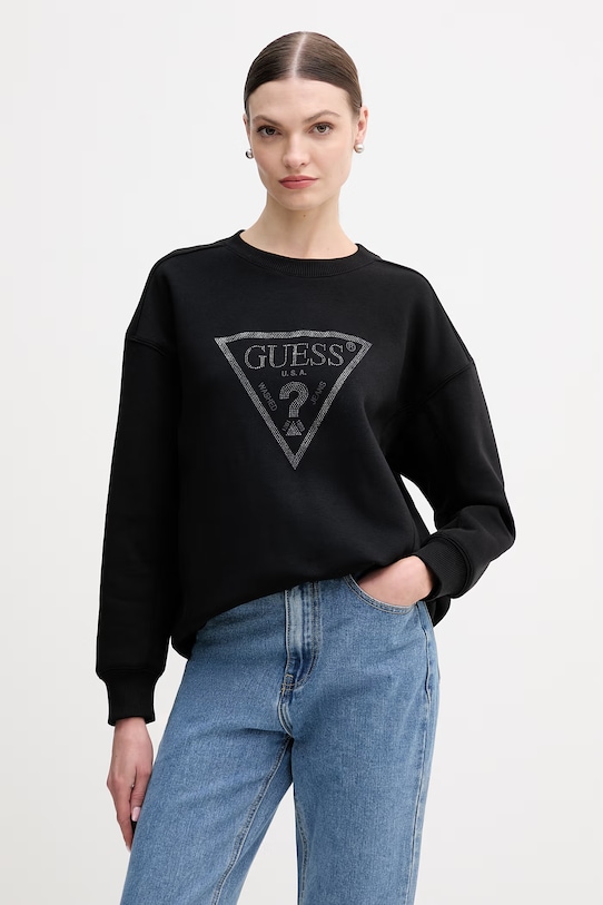 Guess bluza pozostałe czarny W6RQ16.KB681