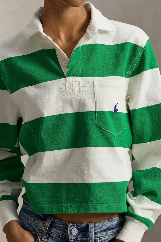 Polo Ralph Lauren hanorac de bumbac verde 211971746