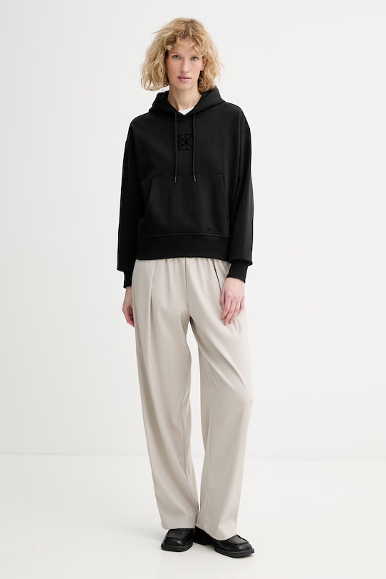 Pulover Calvin Klein LV047E240G črna SS26