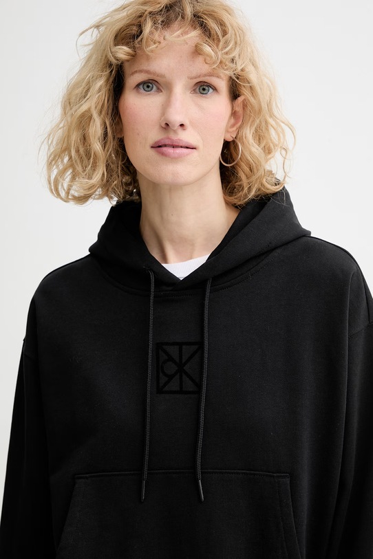 Dukserica Calvin Klein crna LV047E240G