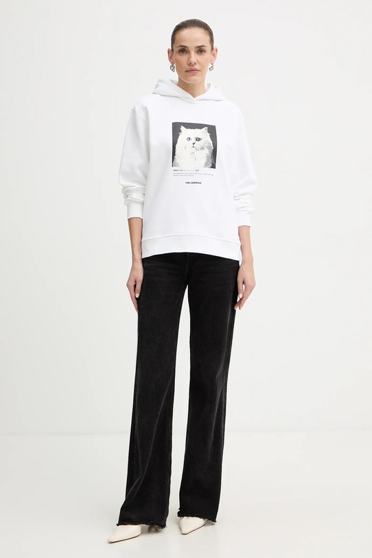 Karl Lagerfeld bluza B1W20012 biały SS26