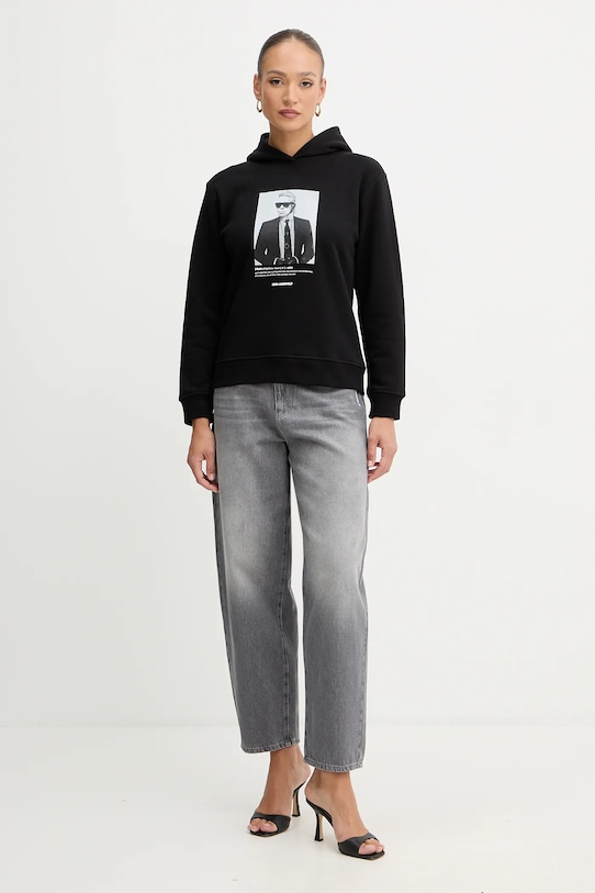 Karl Lagerfeld bluza B1W20012 czarny SS26
